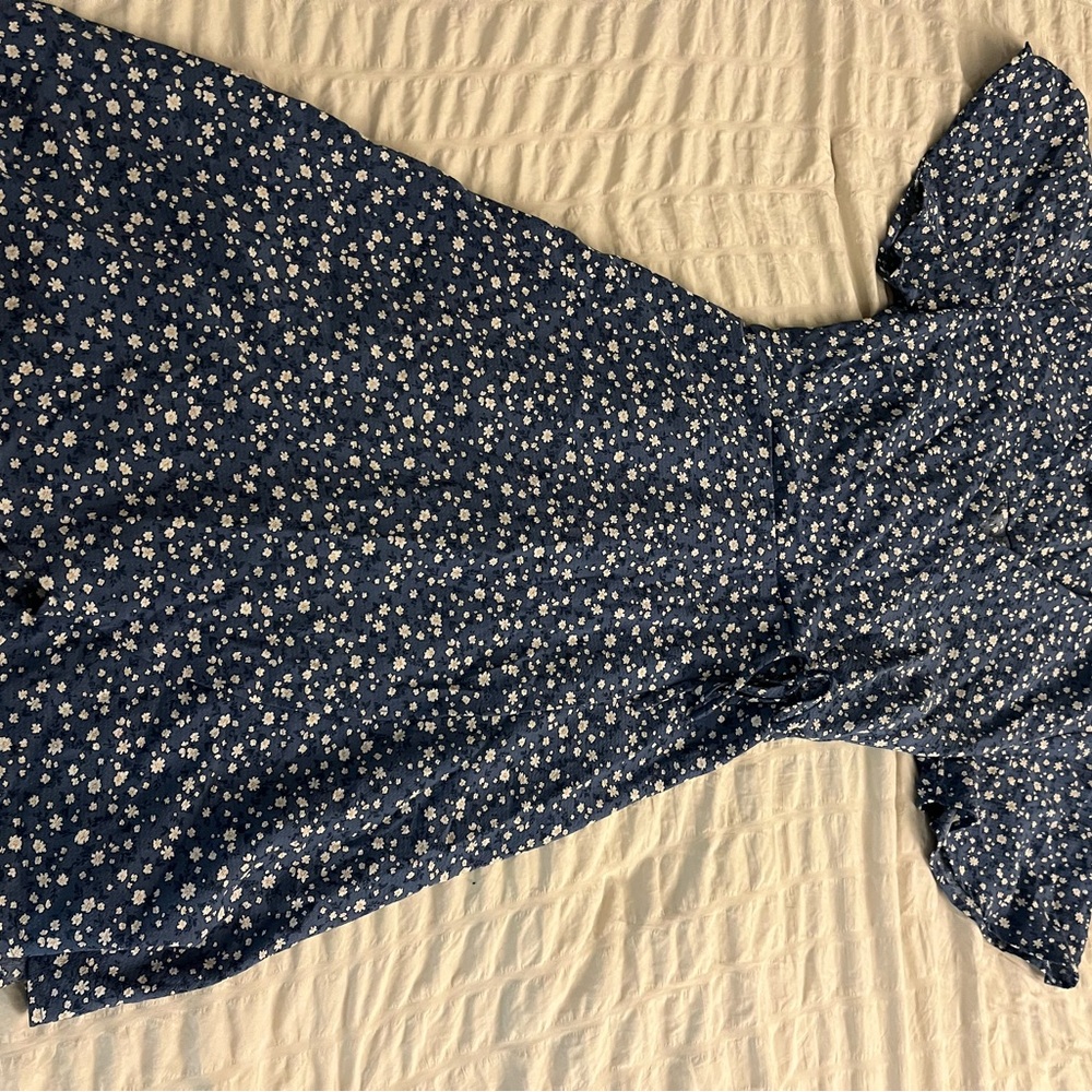 Monteau Blue Floral Dress